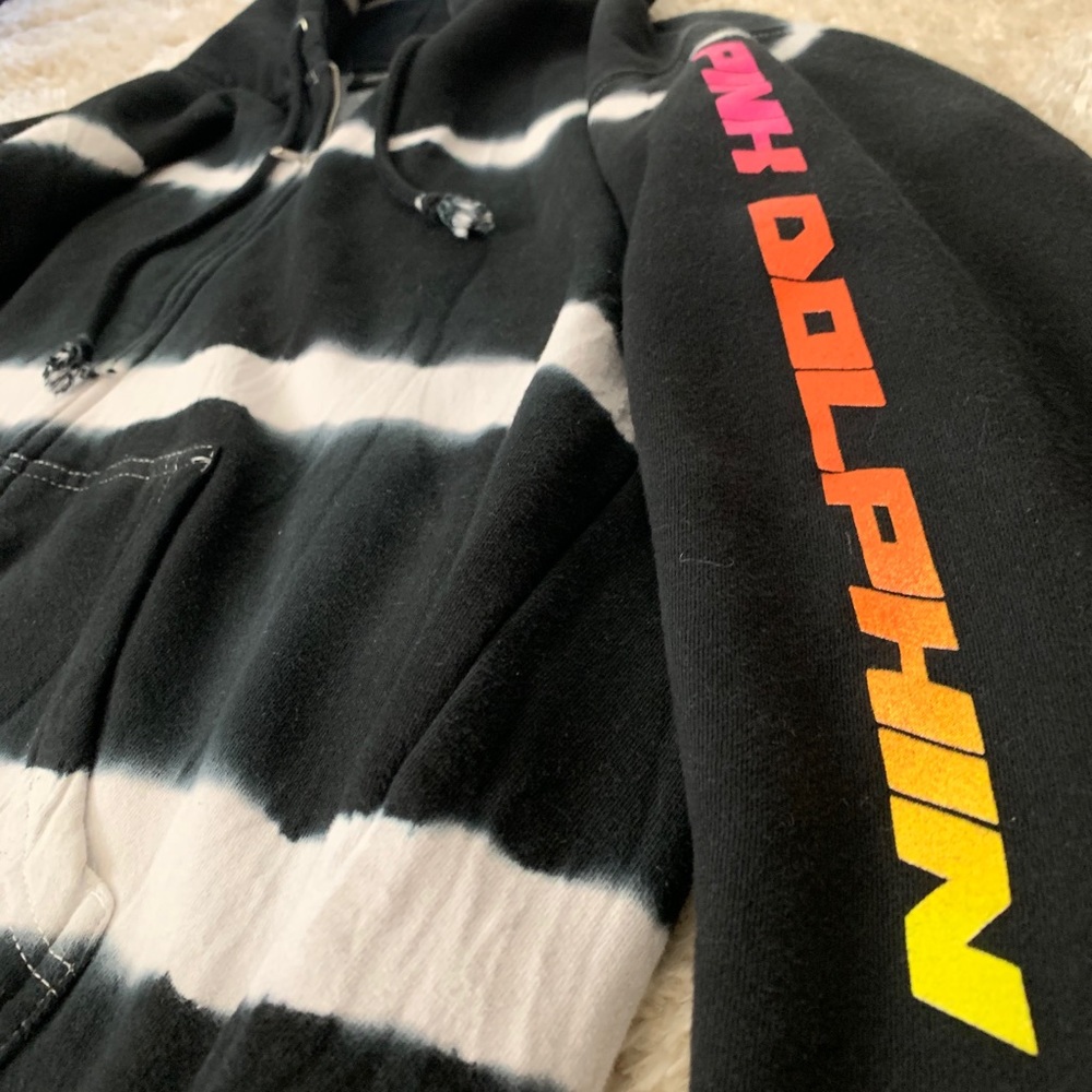 Pink Dolphin zip up hoody